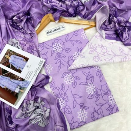 3 Piece Unstitched Lawn Suit