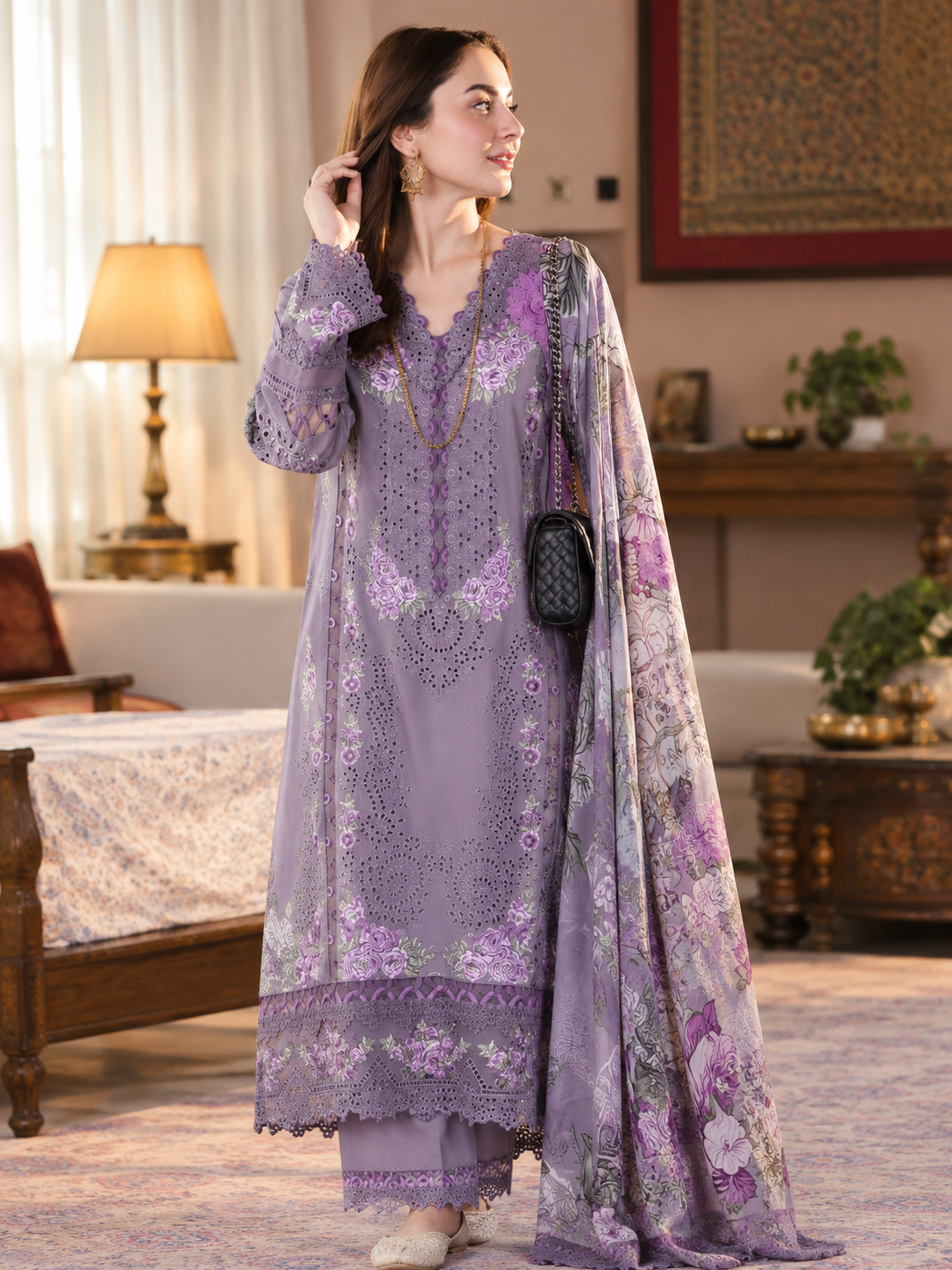 Zara Shahjahan | 3pc Embroidery Dhanak
