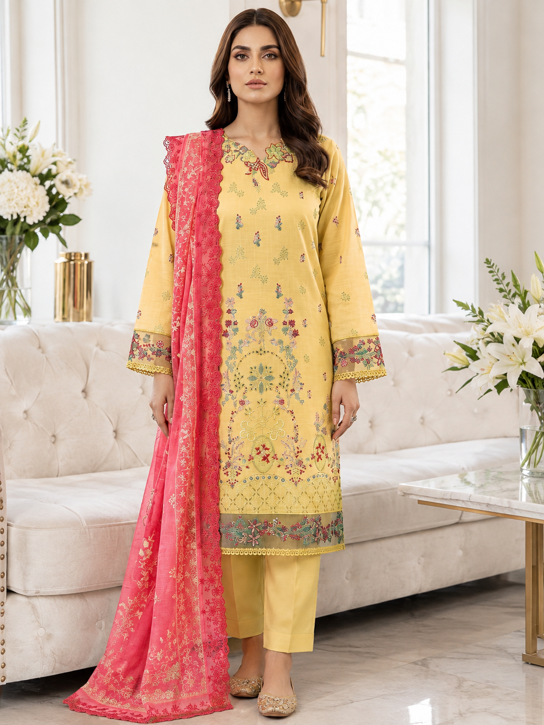 RANGEEN | 3pc Embroidery