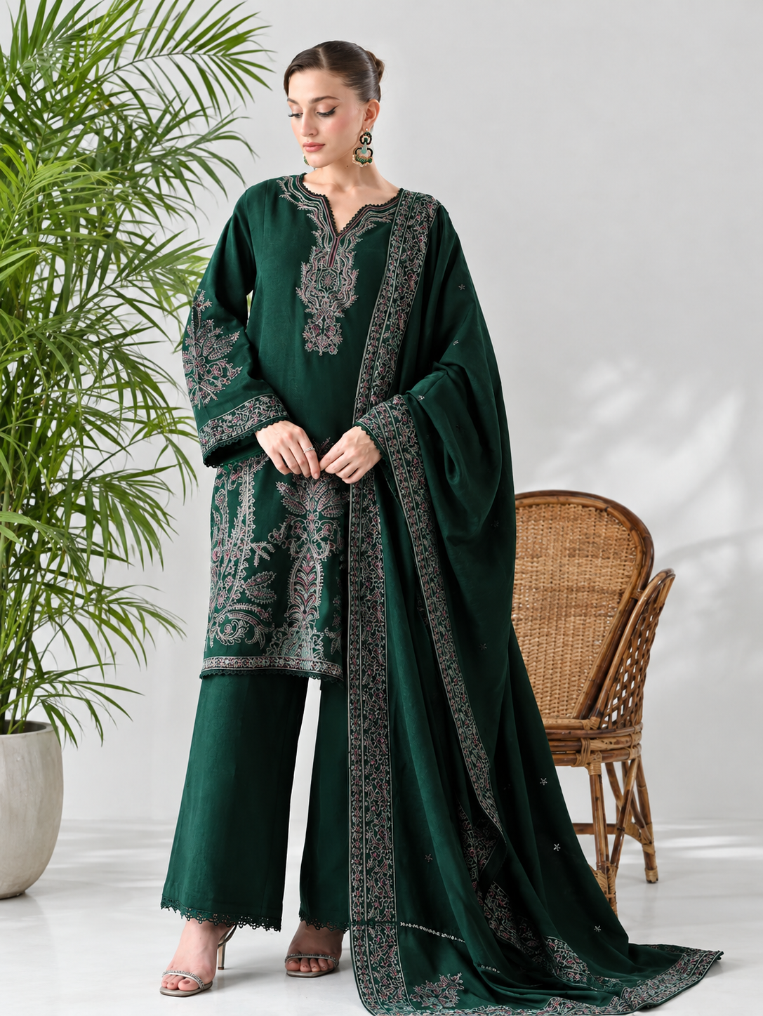 BATIK | 3pc Embroidery Dhanak