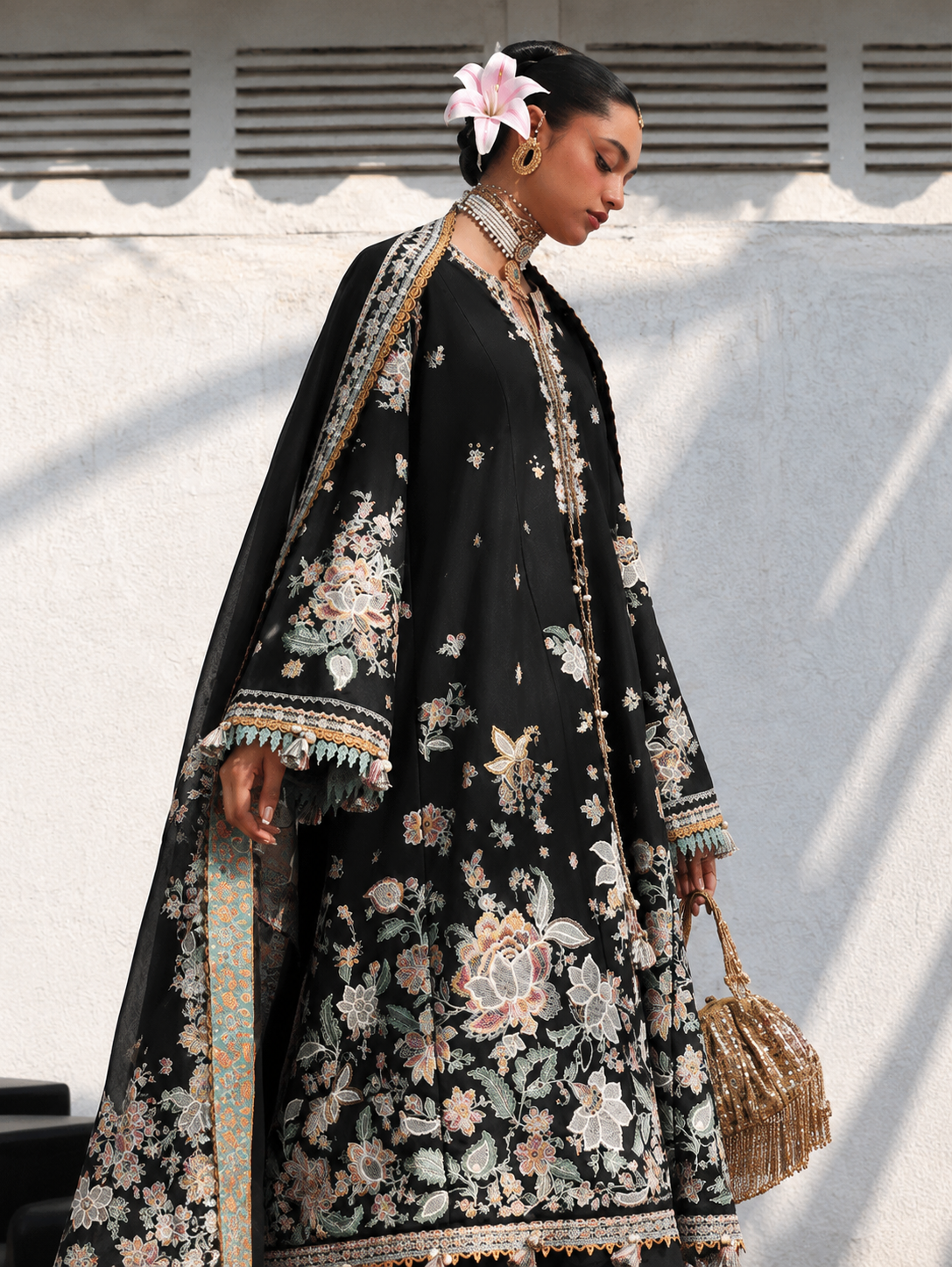 HUSSAIN REHAR | 3pc Embroidery Dhanak