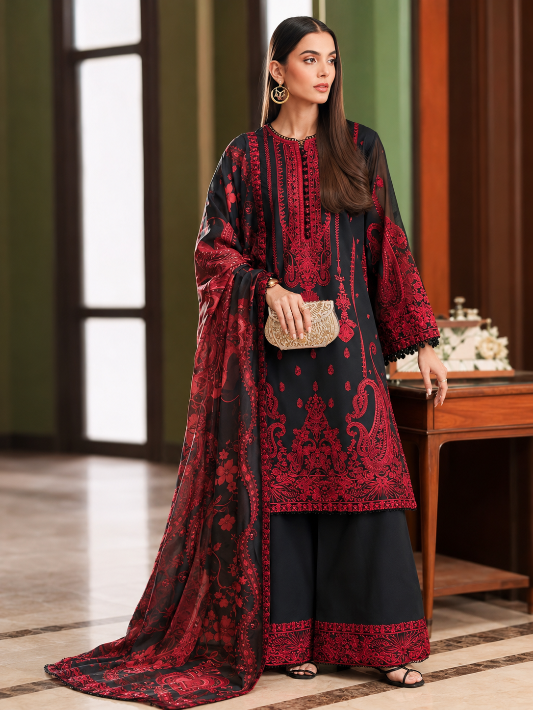 IZNIK | 3pc Embroidery Dhanak