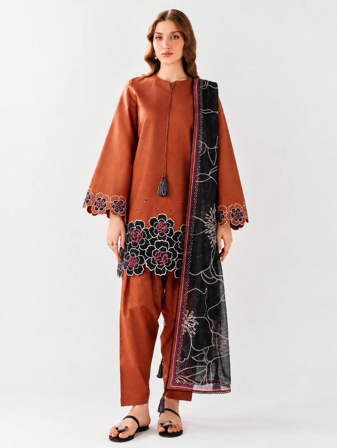 JAZMIN | 3pc Embroidery Dhanak