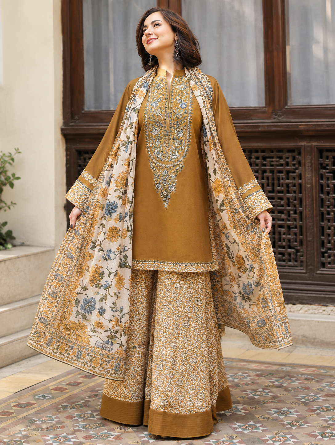 SAPPHIRE | 3pc Embroidery Dhanak