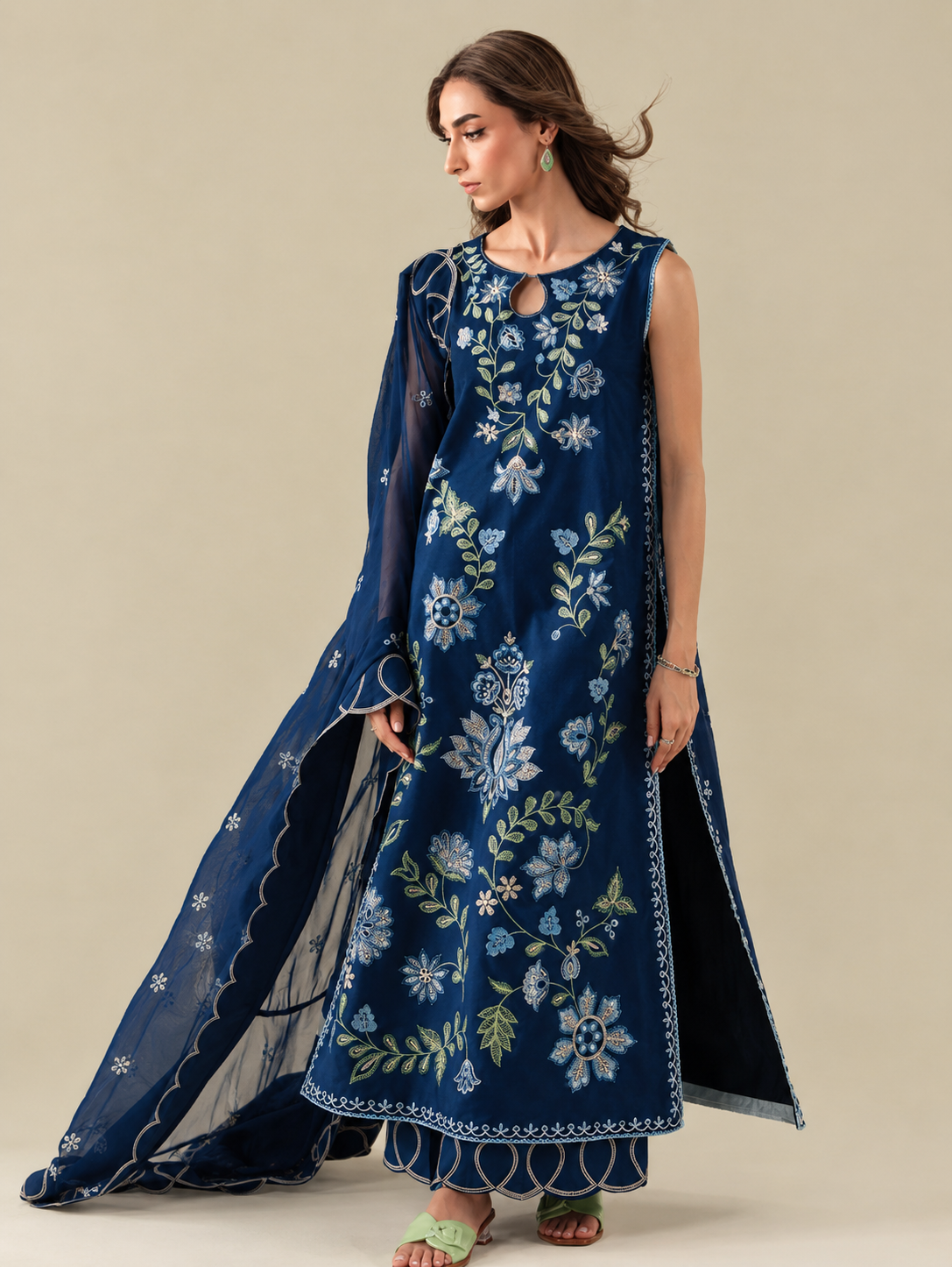 ZAIB | 3pc Embroidery Dhanak